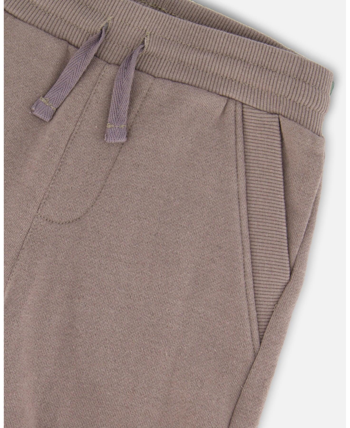 Deux par Big Boys French Terry Shorts Taupe