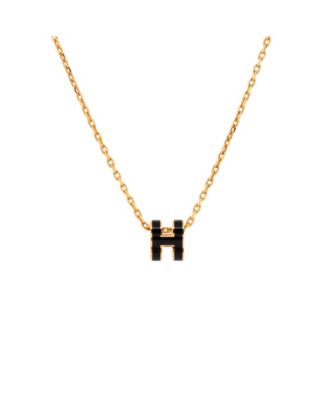 Pop H Pendant Chain Necklace