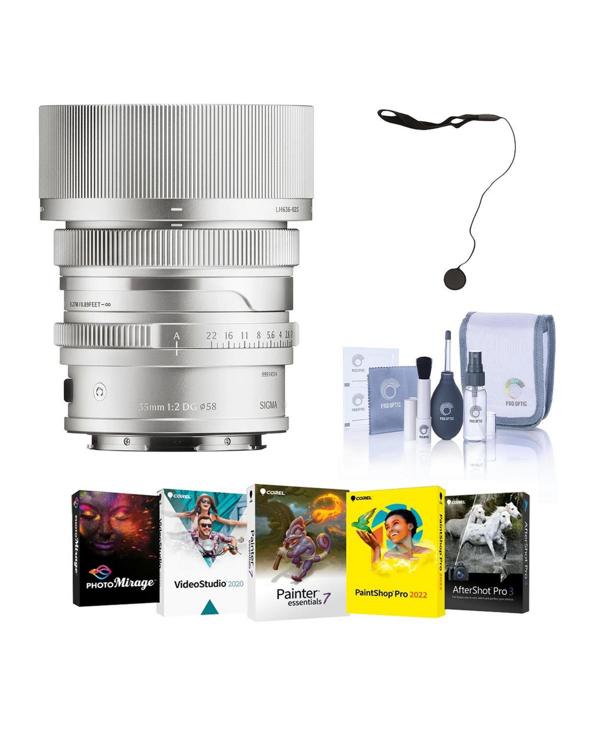 Sigma Corel Photo Video Art Suite Software Kit for Pc, License Key - Silver