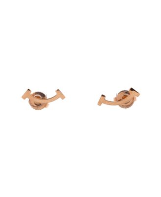 T Smile Stud Earrings