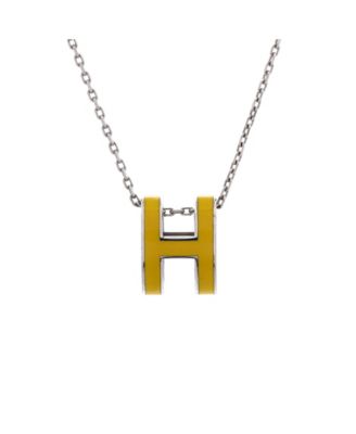 Pop H Pendant Chain Necklace