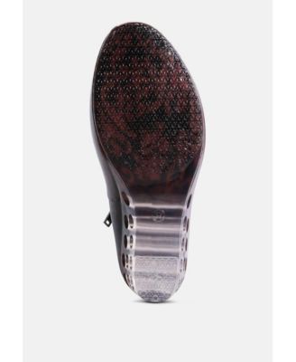 Womens Drench Clear Wedge Rainboots