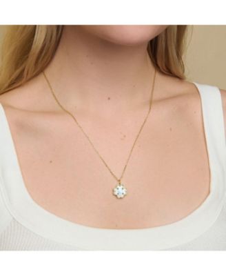 Clover MOP Pendant Necklace