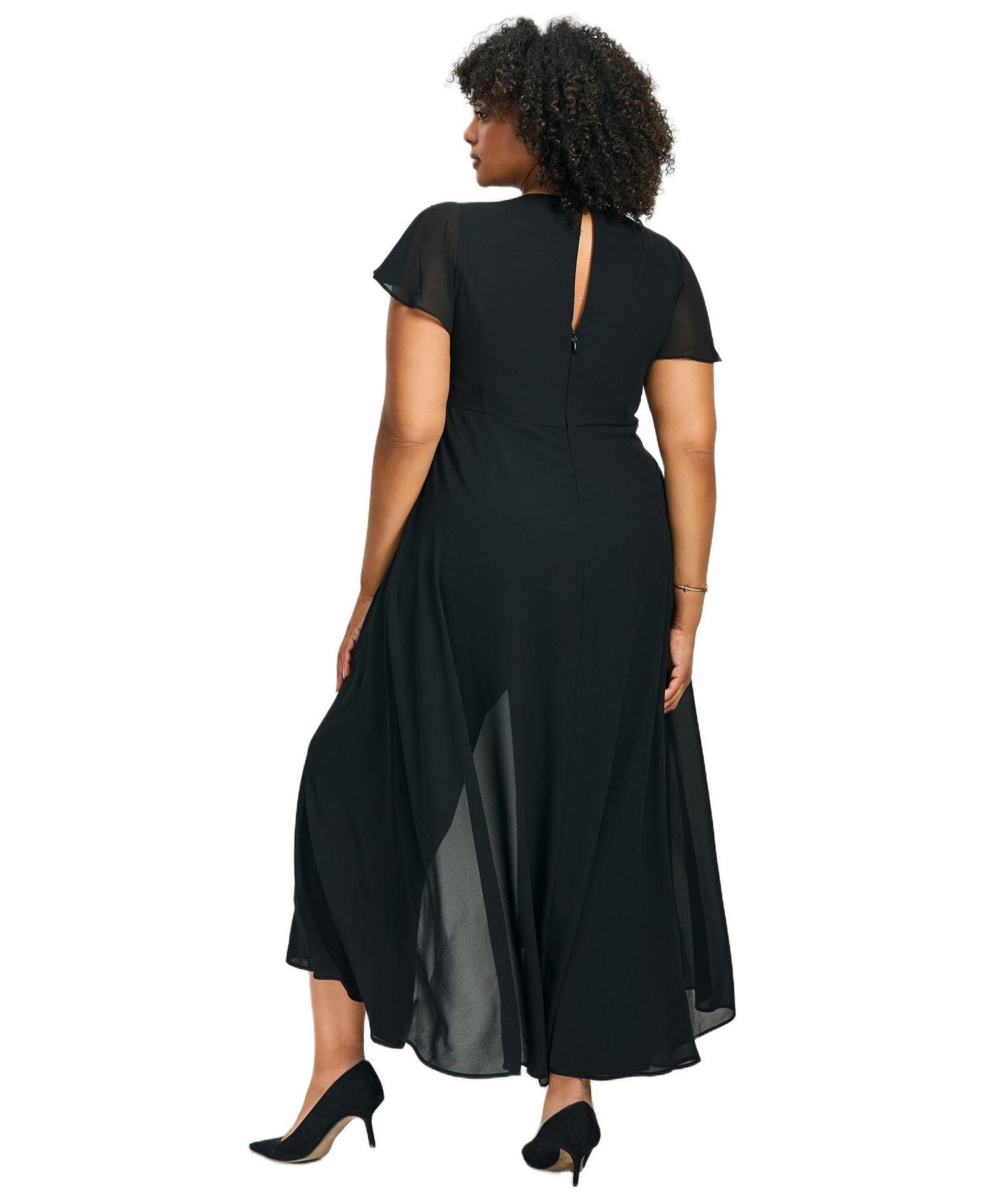 Женский комбинезон AVENUE Plus Size Glam Jumpsuit, цвет: Чёрный — фото 2