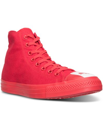 Converse Men's Chuck Taylor All Star Hi Flag Toe Cap Casual Sneakers from Finish Line
