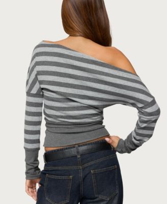 Women's Marniee Striped Off Shoulder Top