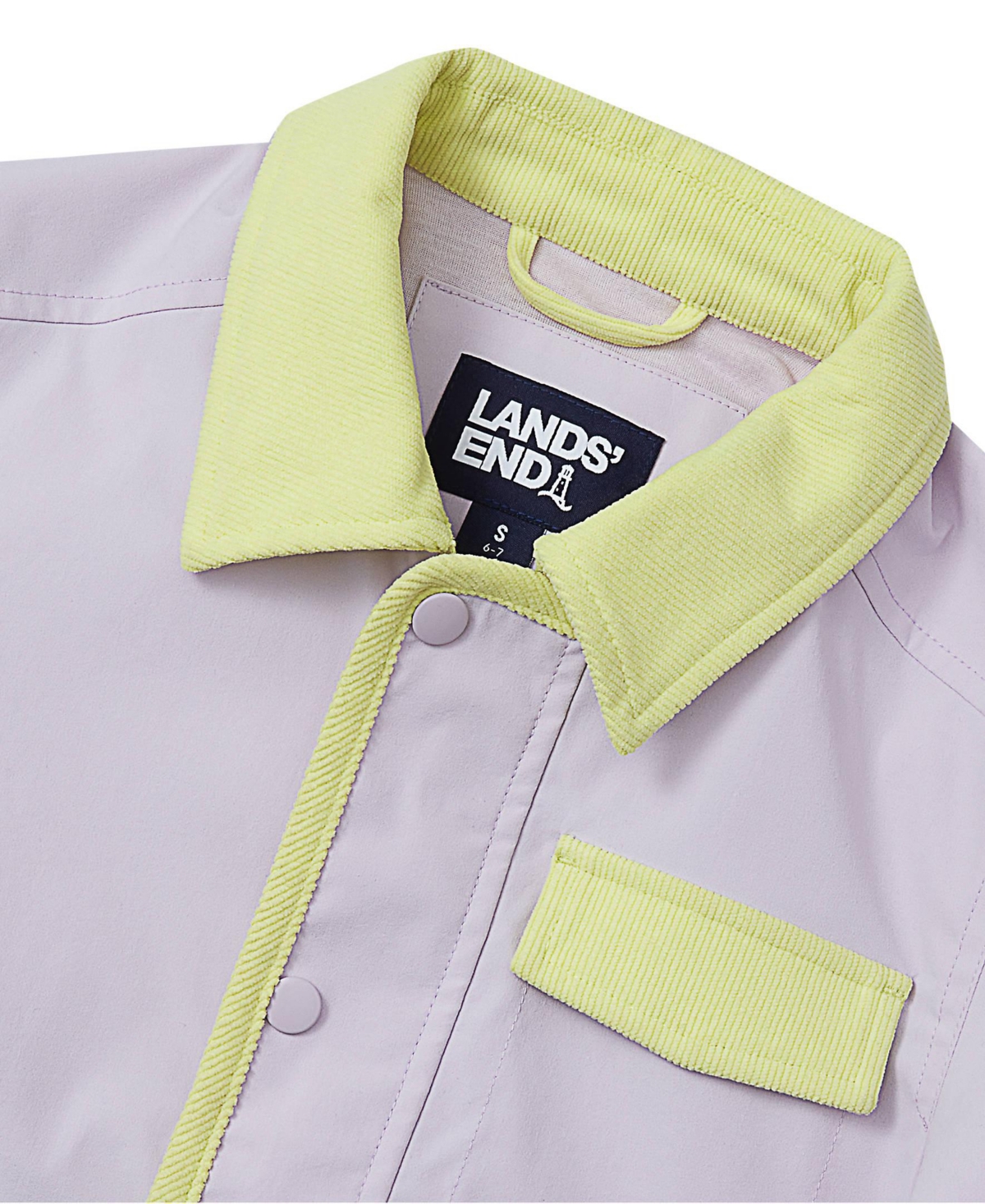 Lands' End Girls Water Resistant Utility Jacket