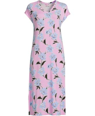 Women's Cooling Cap Sleeve Midi Nightgown