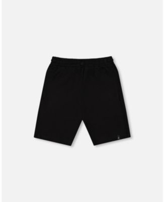 Big Boys Cotton Jersey Shorts Black