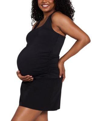 Maternity Scoop Neck Racerback Active Tank with Support - Motherhood