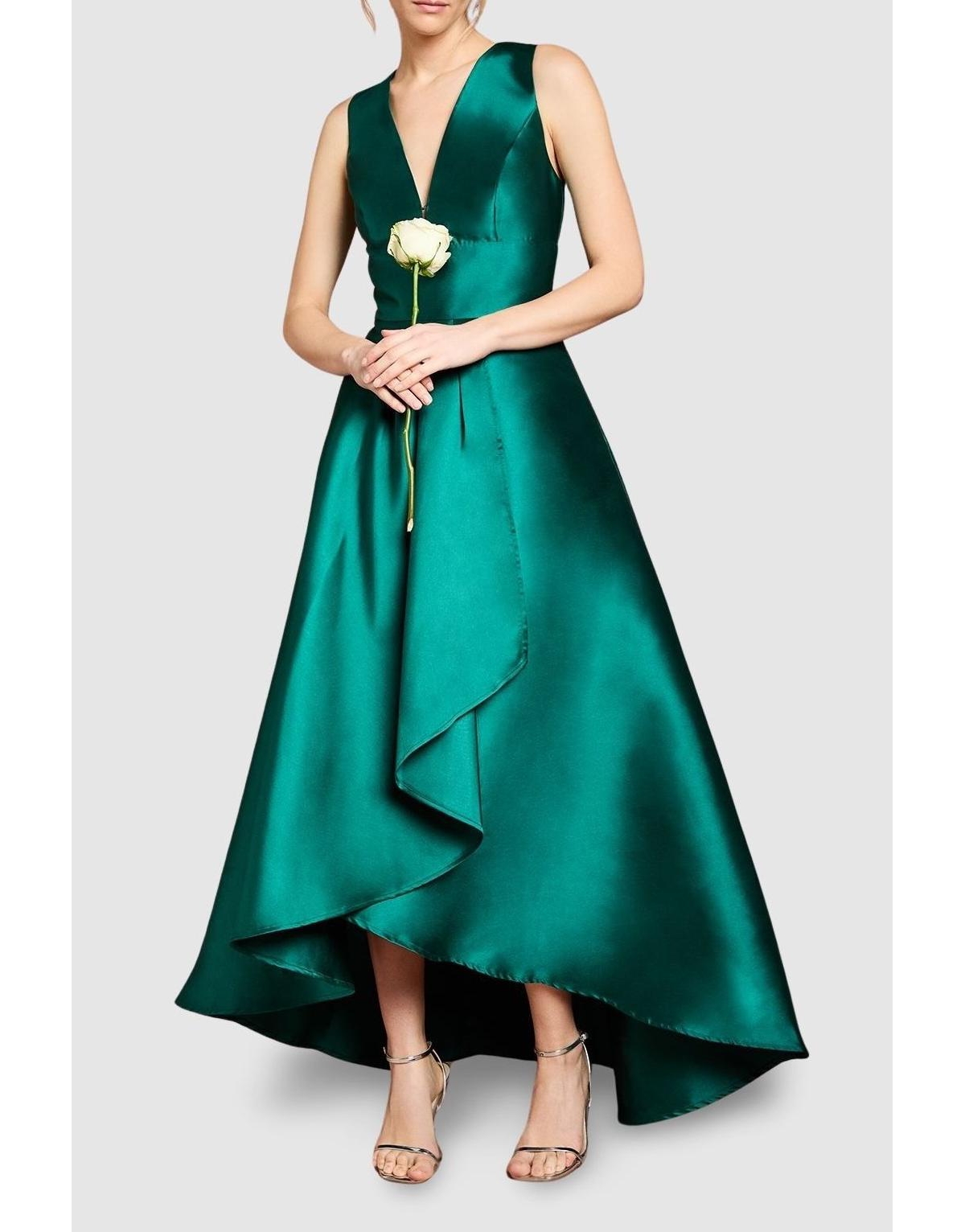 Coast Women's Plunge Waterfall Maxi Dress