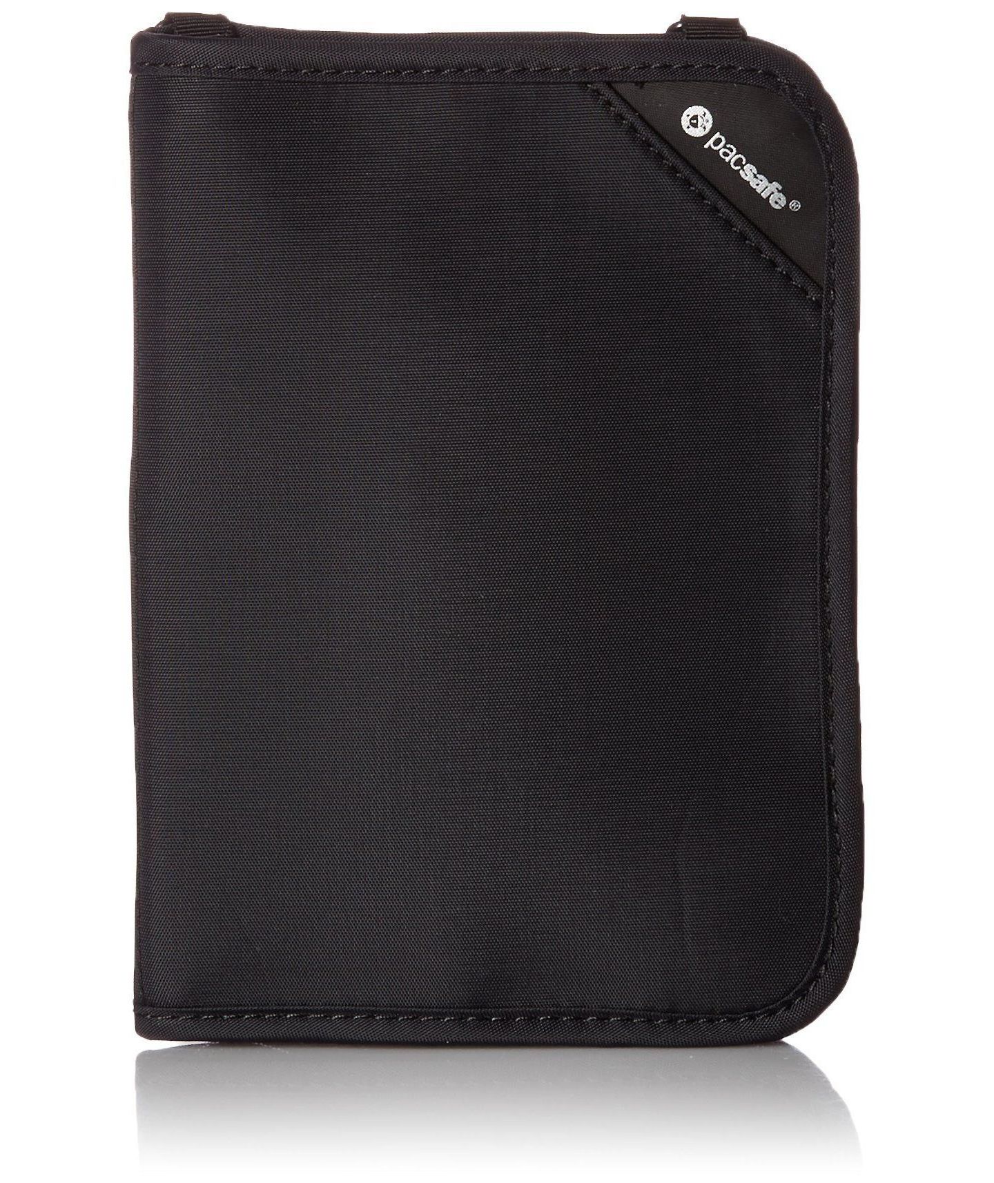 Кошелёк Pacsafe Rfidsafe V150 Anti-theft Blocking Compact Passport, цвет: Чёрный — фото 1