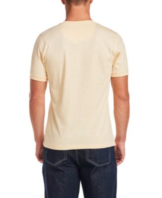 Men's Short-Sleeve Melange Henley Shirt