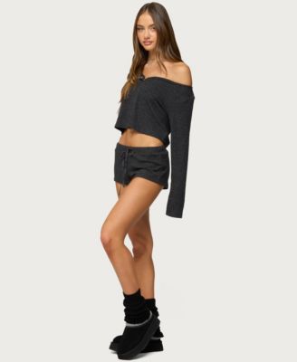 Women's Teddy Waffle Shorts