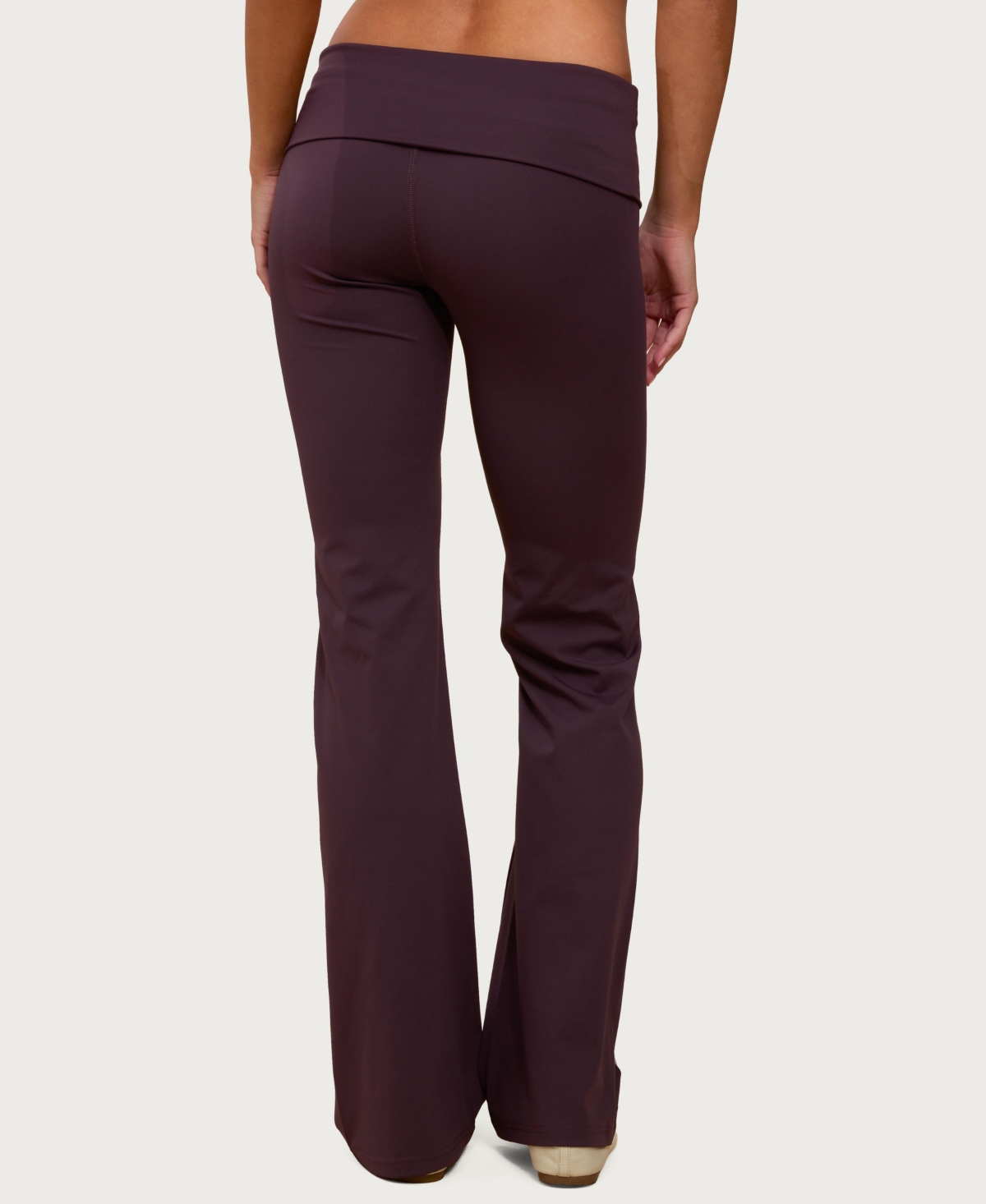 Edikted Women's Oriane Foldover Flared Leggings