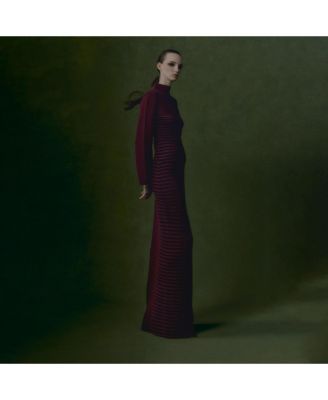 Women's Jacquard Knit Fitted Top