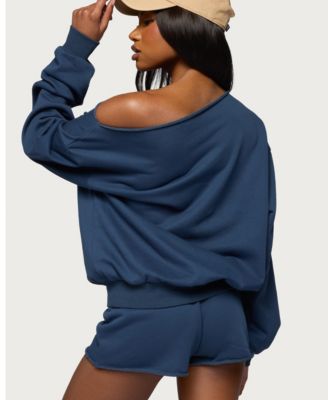 Women's Juana Off Shoulder Lightweight Sweatshirt