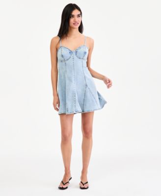 Women's Denim Mini Dress, Macy's Exclusive