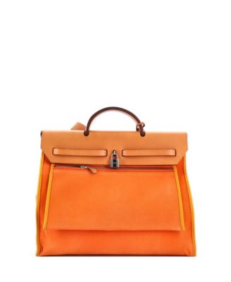 39 Herbag Zip Leather and Toile