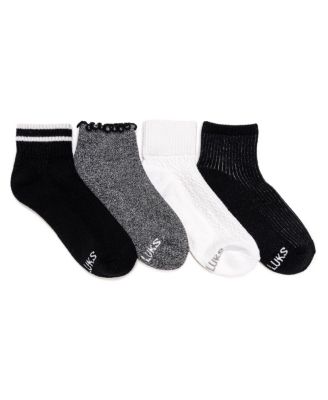 Women's Dream Step Mini Crew Socks, 4 Pair Pack