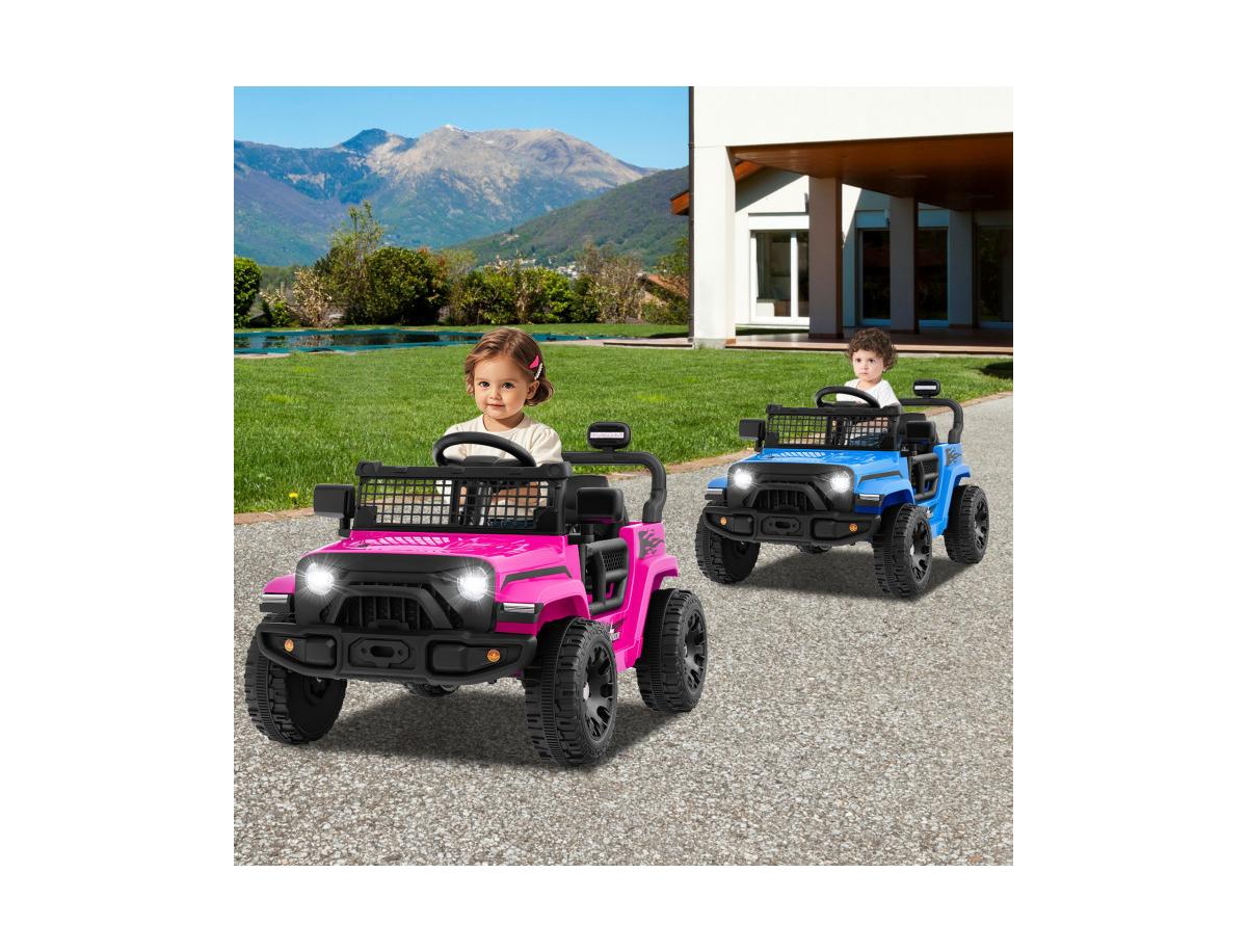 Slickblue 12V Kids Ride-On Truck Battery Powered Electric Vehicle