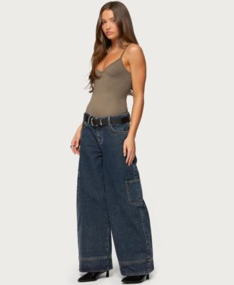 Women's Teaghan V Neck Fitted Bodysuit