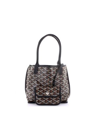 Mini Anjou Reversible Tote Coated Canvas