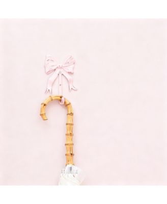 Vintage Bow Wall Hooks - Pack of 2 | Sturdy Metal Hooks for Hanging Clothes and Bags