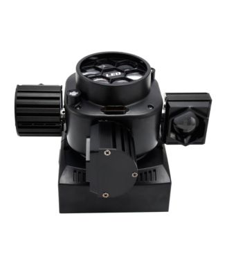 80W Stage Light with RGB, Gold & Laser Effects, DMX512/Auto Modes for Club & Party