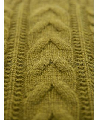 Women's Merino Wool Cable Knit Cardigan