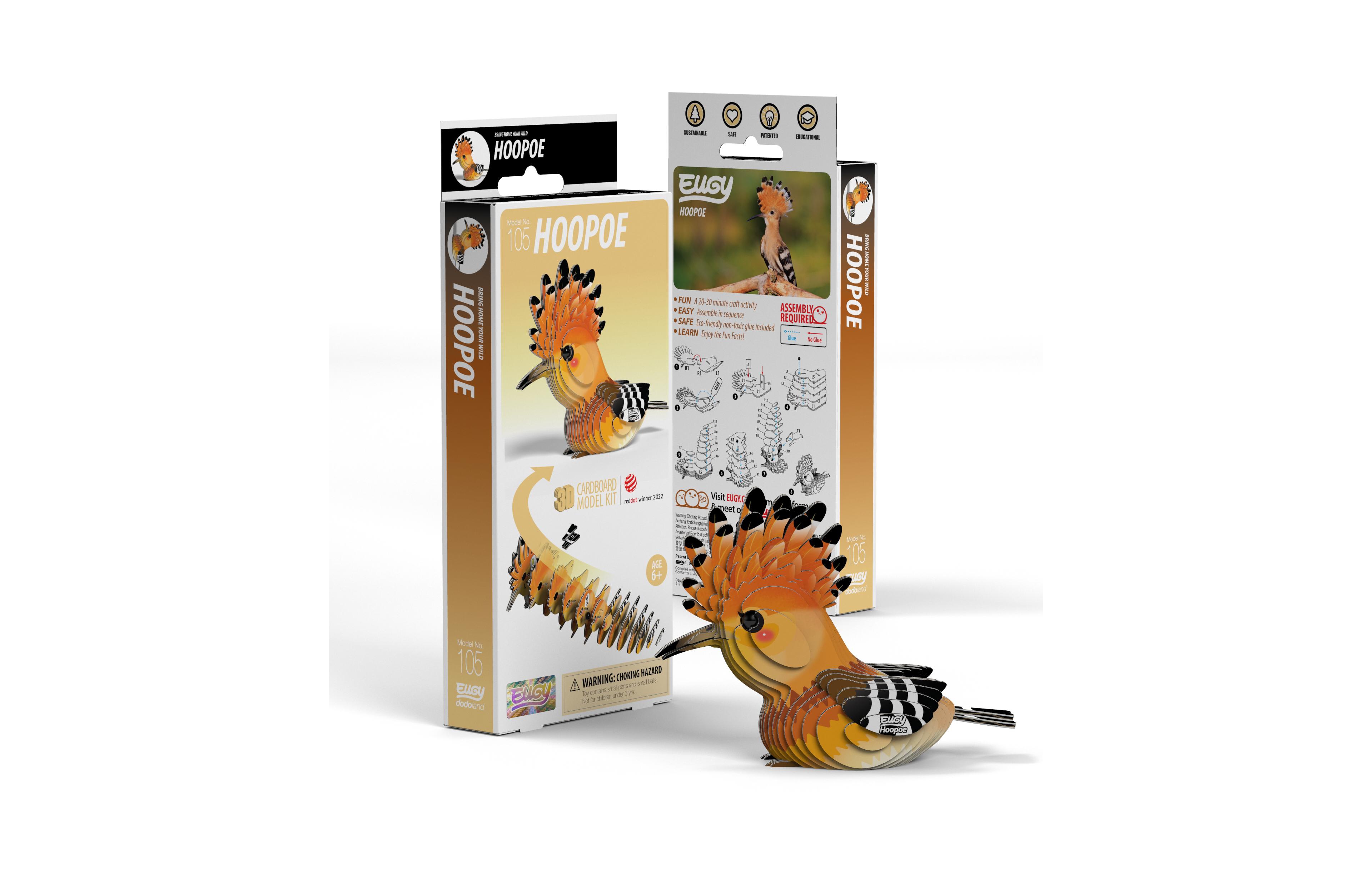 Eugy Hoopoe 3D Puzzle