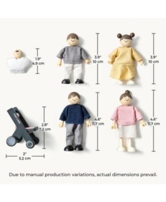 Wooden Dollhouse Dolls