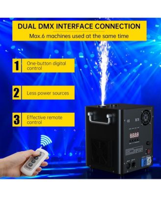 700W Pro Cold Spark Machine with 13ft Adjustable Height, Wireless/DMX Control for Large Events