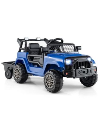 12V Kids Ride-On UTV with Detachable Trailer, Battery Powered