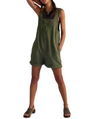 Women's Square Neck Jude Shortalls