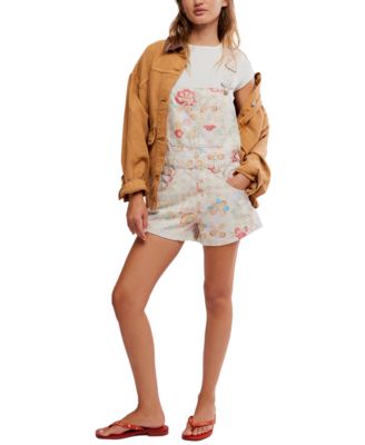 Women's Ziggy Printed Square Neck Shortall