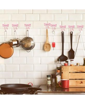 6 Hooks - Elegant Decor & More for Hanging Coats, Hats, Towels