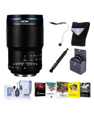 Laowa 90mm f/2.8 2x Ultra Macro APO Lens for Sony E, Bundle with 67mm Filter Kit, PC Software Kit, Lens Wrap, Cap Keeper, Pen Lens Cleaner