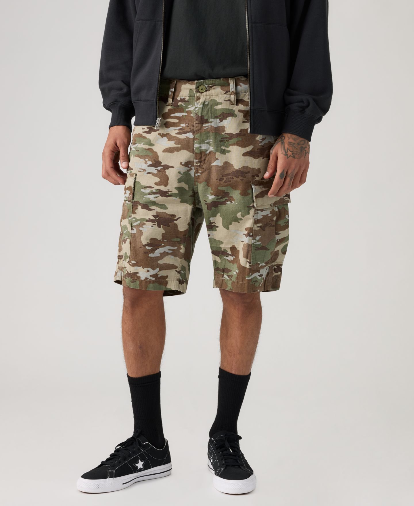 Мужские шорты Levi's Carrier 9.5" Cargo, цвет: Камуфляжный — фото 4