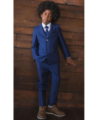 Boys 007 Slim Fit 5-Piece Suit