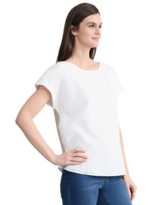 Petite Boat Neck Top