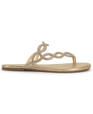 Women's Aloni Braided Toe Ring Flat Sandals