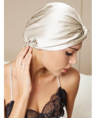 Pure Silk Knot-Front Hair Bonnet