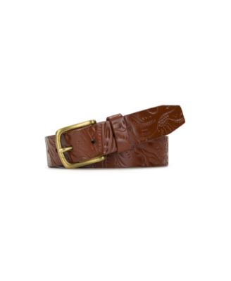 Pelosa Leather Tooled Belt 