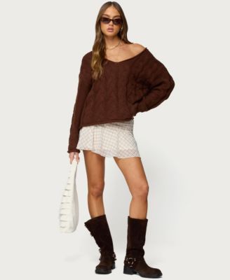 Women's Lulah Plaid Mini Skirt