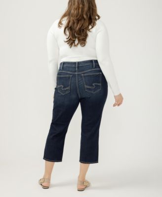 Plus Size Elyse Capris Jeans