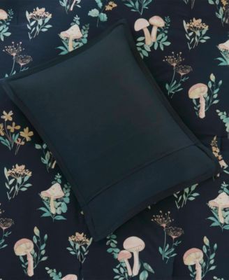 Gwen Mushroom Garden Floral 3-Pc. Comforter Set, Twin/Twin XL