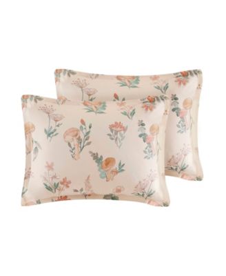 Gwen Mushroom Garden Floral 4-Pc. Comforter Set, Full/Queen