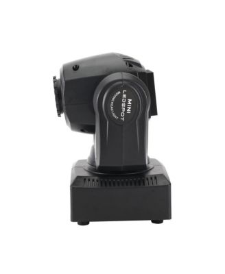 10W RGBW Moving Head Stage Light with 8 Gobo Patterns, DMX/Sound Control and Mount