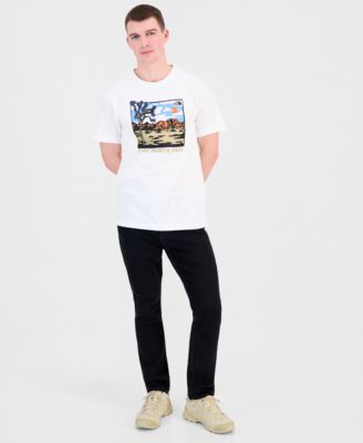 Mens Evolution Desert Graphic Short Sleeve T-Shirt